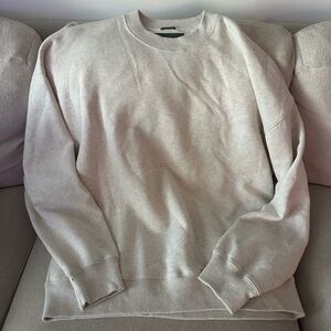 Men's Abercrombie cream oversized Sweater